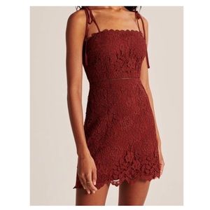Abercrombie & Fitch | Tie-Strap Lace Dress